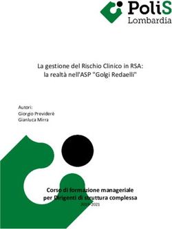 La Gestione Del Rischio Clinico In RSA: La Realtà Nell'ASP "Golgi ...