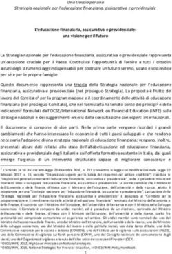 L'educazione finanziaria, assicurativa e previdenziale: una visione per il futuro