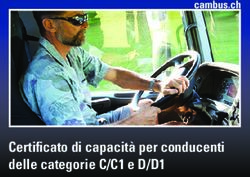 Certificato di capacità per conducenti delle categorie C/C1 e D/D1 - cambus.ch