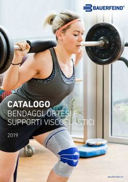 CATALOGO BENDAGGI, ORTESI E SUPPORTI VISCOELASTICI 2019