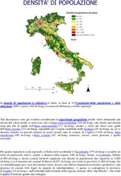 DENSITA' DI POPOLAZIONE - AIIG