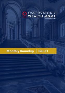 Monthly Roundup | Giu'21 - Osservatorio Wealth Management