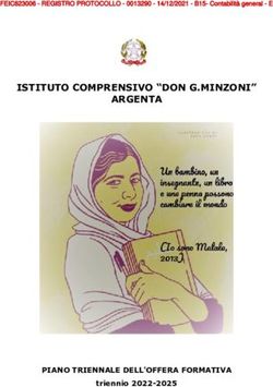 ISTITUTO COMPRENSIVO "DON G.MINZONI" ARGENTA - PIANO TRIENNALE DELL'OFFERA FORMATIVA triennio 2022-2025