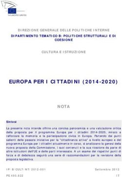 EUROPA PER I CITTADINI (2014-2020) - NOTA - europa.eu