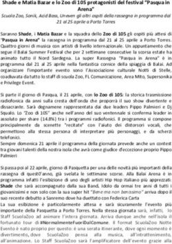Shade e Matia Bazar e lo Zoo di 105 protagonisti del festival "Pasqua in Arena"