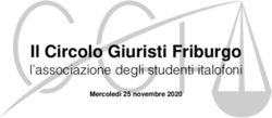 Il Circolo Giuristi Friburgo - l'associazione degli studenti italofoni Mercoled&igrave; 25 novembre 2020