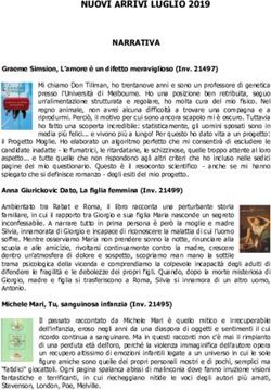 NUOVI ARRIVI LUGLIO 2019 NARRATIVA - Comune di Rottofreno