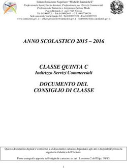 ANNO SCOLASTICO 2015 - 2016 CLASSE QUINTA C
