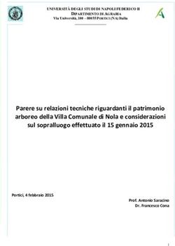 Parere su relazioni tecniche riguardanti il patrimonio arboreo della Villa Comunale di Nola e considerazioni sul sopralluogo effettuato il 15 ...