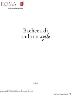 Cultura agile Bacheca di 2020 - Roma Capitale