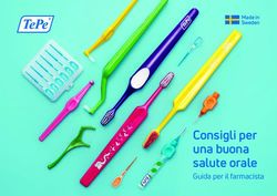 Consigli per una buona salute orale - Guida per il farmacista - Made in Sweden