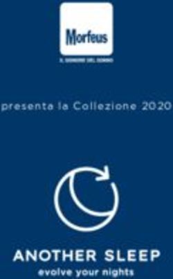 Presenta la Collezione 2020 - Centro del Riposo