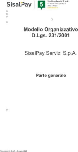 Modello Organizzativo D.Lgs. 231/2001 - SisalPay Servizi S.p.A. Parte generale