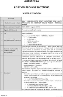 ALLEGATO 2A RELAZIONI TECNICHE SINTETICHE - SCHEDE INTERVENTO - Living ...