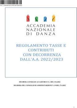 REGOLAMENTO TASSE E CONTRIBUTI CON DECORRENZA DALL'A.A. 2022/2023