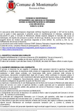 Comune di Montemurlo Provincia di Prato - eTRASPARENZA