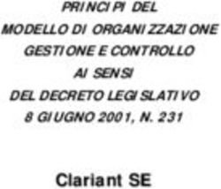 CCllaarriiaanntt SSEE - PRINCIPI DEL MODELLO DI ORGANIZZAZIONE GESTIONE E CONTROLLO AI SENSI DEL DECRETO LEGISLATIVO 8 GIUGNO 2001, N. 231