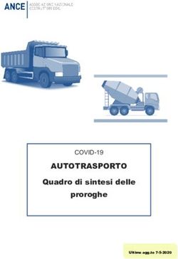 AUTOTRASPORTO Quadro di sintesi delle proroghe - COVID-19