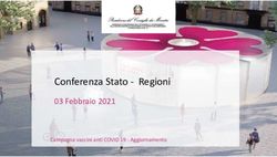 Conferenza Stato - Regioni - 03 Febbraio 2021 Campagna vaccini anti COVID 19 - Aggiornamento - AIPD