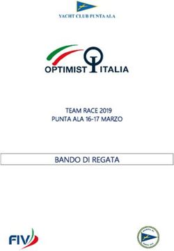 BANDO DI REGATA TEAM RACE 2019 PUNTA ALA 16-17 MARZO - Intranet FIV