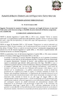 DETERMINAZIONE DIRIGENZIALE