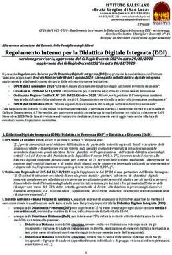 Regolamento Interno per la Didattica Digitale Integrata (DDI) - Regolamento Interno per la Didattica ...
