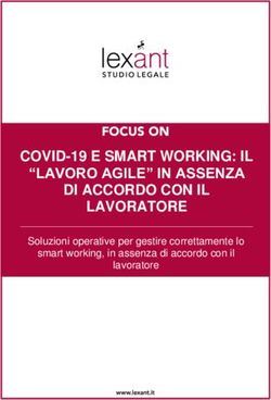COVID-19 E SMART WORKING: IL "LAVORO AGILE" IN ASSENZA DI ACCORDO CON IL LAVORATORE - Soluzioni operative per gestire correttamente lo smart ...