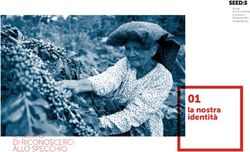 La nostra identit&agrave; - IL GUSTO DI RICONOSCERCI ALLO SPECCHIO - illy Sustainable Value Report