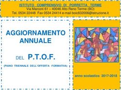 AGGIORNAMENTO ANNUALE - Istituto Comprensivo di ...