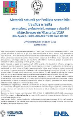 Materiali naturali per l'edilizia sostenibile: tra sfida e realt&agrave; - ENEA