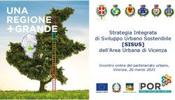 SISUS Strategia Integrata di Sviluppo Urbano Sostenibile dell'Area Urbana di Vicenza - Comune di Vicenza