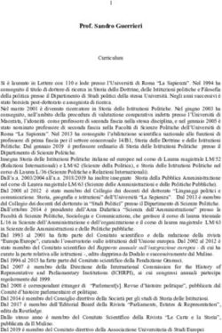 Prof. Sandro Guerrieri - Sapienza