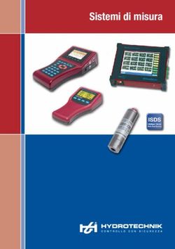 Sistemi di misura - Hydrotechnik