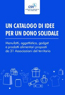 UN CATALOGO DI IDEE PER UN DONO SOLIDALE - Manufatti, oggettistica, gadget e prodotti alimentari proposti da 31 Associazioni del territorio