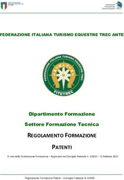 REGOLAMENTO FORMAZIONE PATENTI - Dipartimento Formazione Settore Formazione Tecnica - Fitetrec-Ante