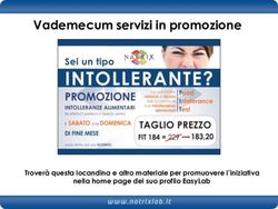 Vademecum servizi in promozione - Locandina promozione Troverà questa locandina e altro materiale per promuovere l'iniziativa - NatrixLab
