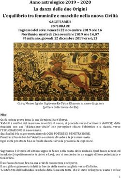 Anno astrologico 2019 - 2020 La danza delle due Origini L'equilibrio tra femminile e maschile nella nuova Civilt&agrave;