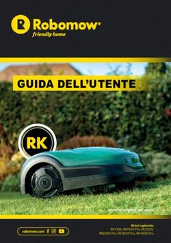 GUIDA DELL'UTENTE - Istruzioni originali dell'utente - Robomow