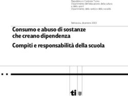 Consumo e abuso di sostanze che creano dipendenza Compiti e responsabilità della scuola - Repubblica e Cantone Ticino Dipartimento ...