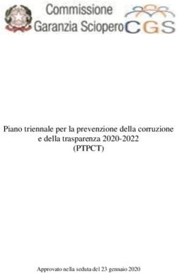 (PTPCT) Piano triennale per la prevenzione della corruzione e della trasparenza 2020-2022 - Approvato nella seduta del 23 gennaio 2020