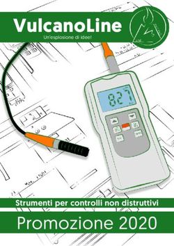 VulcanoLine - Promozione 2020 Strumenti per controlli non distruttivi