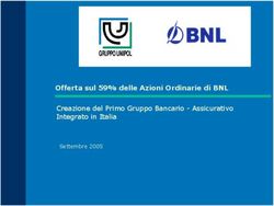 Offerta sul 59% delle Azioni Ordinarie di BNL - Creazione del Primo Gruppo Bancario - Assicurativo Integrato in Italia