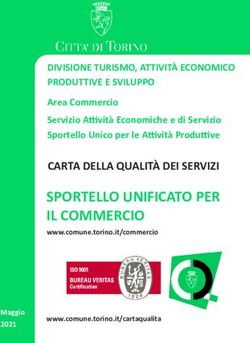 SPORTELLO UNIFICATO PER IL COMMERCIO - www.comune.torino.it/commercio - Città di Torino