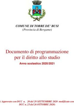 Documento di programmazione per il diritto allo studio - COMUNE DI TORRE DE' BUSI