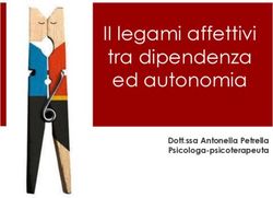 II legami affettivi tra dipendenza ed autonomia - Dott.ssa Antonella Petrella Psicologa-psicoterapeuta