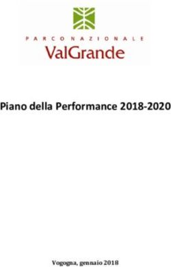 Piano della Performance 2018-2020 - Vogogna, gennaio 2018 - Portale della Performance