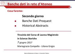 Banche dati in rete d'Ateneo - Cosa faremo: e-learning unipd
