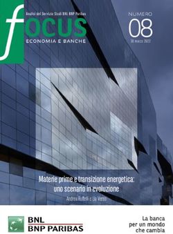 Materie prime e transizione energetica: uno scenario in evoluzione Andrea Ruffelli e Lia Verso