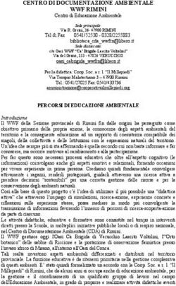 CENTRO DI DOCUMENTAZIONE AMBIENTALE WWF RIMINI