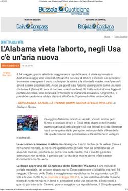 L'Alabama vieta l'aborto, negli Usa c'&egrave; un'aria nuova - Pro ...
